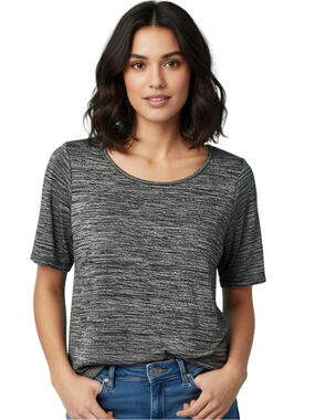 Apt. 9 Elbow length sleeve Top Crewneck Size XL Petite